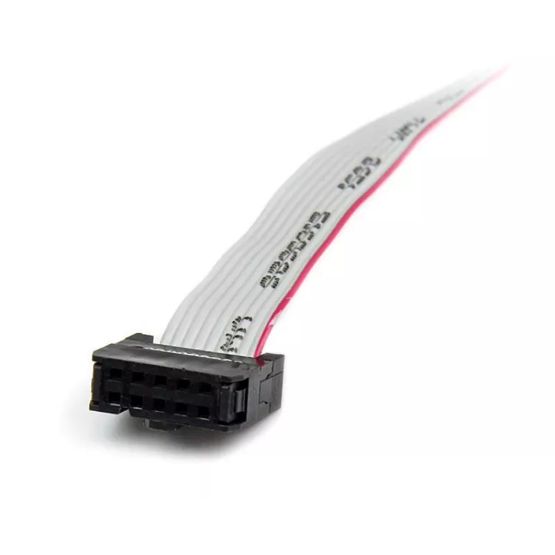 StarTech.com 1 Port 16 Zoll DB9 Serieller-Anschlussblende auf 10-Pin-Header – Low Profile