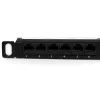 StarTech.com 24 Port 0.5U Cat5e Patch Panel – RJ45 Ethernet Rackmount Cat 5e 110 Patch Panel