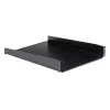 StarTech.com 2U Server-Rack-Einlegeboden – Universeller auskragender Rack-Montageboden für 19-Zoll-Netzwerkausrüstungs-Rack und -Schrank – Hochbelastbarer Stahl – Tragfähigkeit 22,6 kg – 22 Zoll tiefes Tablett, Schwarz