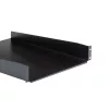 StarTech.com 2U Server-Rack-Einlegeboden – Universeller auskragender Rack-Montageboden für 19-Zoll-Netzwerkausrüstungs-Rack und -Schrank – Hochbelastbarer Stahl – Tragfähigkeit 22,6 kg – 22 Zoll tiefes Tablett, Schwarz