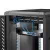 StarTech.com 2U Server-Rack-Einlegeboden – Universeller auskragender Rack-Montageboden für 19-Zoll-Netzwerkausrüstungs-Rack und -Schrank – Hochbelastbarer Stahl – Tragfähigkeit 22,6 kg – 22 Zoll tiefes Tablett, Schwarz