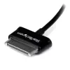 StarTech.com USB OTG-Adapterkabel für Samsung Galaxy Tab, 0,1524 m, Samsung 30p, USB A, Schwarz, Stecker, Buchse