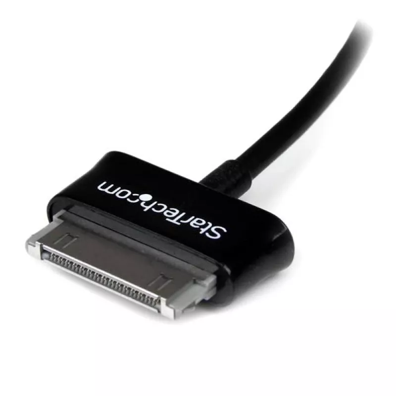StarTech.com USB OTG-Adapterkabel für Samsung Galaxy Tab, 0,1524 m, Samsung 30p, USB A, Schwarz, Stecker, Buchse