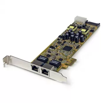 StarTech.com Dual-Port PCI Express Gigabit Ethernet PCIe Netzwerkkartenadapter – PoE/PSE