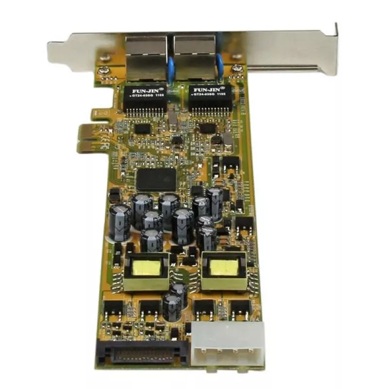 StarTech.com Dual-Port PCI Express Gigabit Ethernet PCIe Netzwerkkartenadapter – PoE/PSE