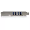 StarTech.com 4-Port PCI USB 3.0 Adapterkarte mit SATA/SP4-Stromanschluss