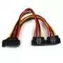 StarTech.com 15 cm Latching SATA Power Y-Splitter-Kabeladapter – Stecker/Buchse