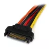 StarTech.com 15 cm Latching SATA Power Y-Splitter-Kabeladapter – Stecker/Buchse