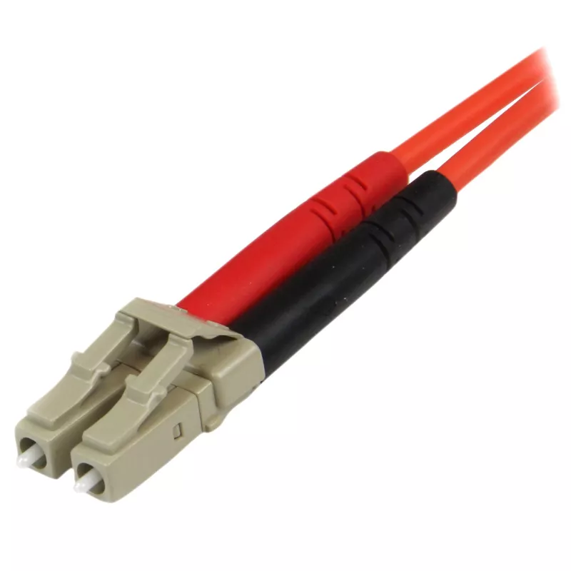 StarTech.com 1 m Glasfaserkabel – Multimode Duplex 50/125 – LSZH-Faser-Jumperkabel – LC/ST