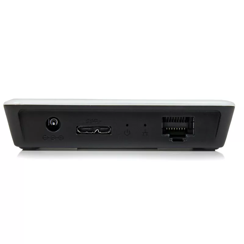 StarTech.com USB 3.0 zu Gigabit Ethernet NIC Netzwerkadapter mit 3-Port-Hub - Weiß