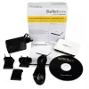 StarTech.com USB 3.0 zu Gigabit Ethernet NIC Netzwerkadapter mit 3-Port-Hub - Weiß