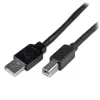 StarTech.com 20 m aktives USB-2.0-A-auf-B-Kabel, langes USB-Kabel, USB-Druckerkabel, 1x USB A (M), 1x USB B (M), Schwarz