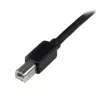 StarTech.com 20 m aktives USB-2.0-A-auf-B-Kabel, langes USB-Kabel, USB-Druckerkabel, 1x USB A (M), 1x USB B (M), Schwarz
