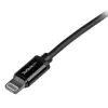 StarTech.com 1 m USB-auf-Lightning-Kabel – iPhone/iPad/iPod-Ladekabel – Hochgeschwindigkeits-Lightning-auf-USB-Kabel – Apple MFi-zertifiziert – Schwarz
