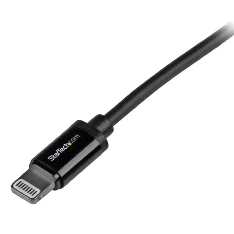 StarTech.com 1 m USB-auf-Lightning-Kabel – iPhone/iPad/iPod-Ladekabel – Hochgeschwindigkeits-Lightning-auf-USB-Kabel – Apple MFi-zertifiziert – Schwarz