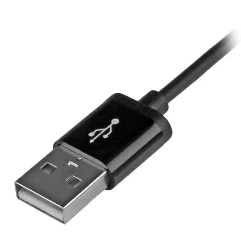 StarTech.com 1 m USB-auf-Lightning-Kabel – iPhone/iPad/iPod-Ladekabel – Hochgeschwindigkeits-Lightning-auf-USB-Kabel – Apple MFi-zertifiziert – Schwarz
