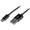 StarTech.com 1 m USB-auf-Lightning-Kabel – iPhone/iPad/iPod-Ladekabel – Hochgeschwindigkeits-Lightning-auf-USB-Kabel – Apple MFi-zertifiziert – Schwarz