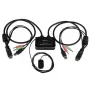 StarTech.com 2-Port USB HDMI Kabel-KVM-Switch mit Audio und Fernschalter – USB-gespeist