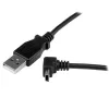 StarTech.com 1m Mini-USB-Kabel - A auf nach oben abgewinkelten Mini-B, 1 m, USB A, Mini-USB B, USB 2.0, Male/Male, Schwarz