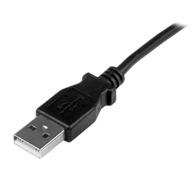 StarTech.com 1m Mini-USB-Kabel - A auf nach oben abgewinkelten Mini-B, 1 m, USB A, Mini-USB B, USB 2.0, Male/Male, Schwarz