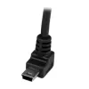 StarTech.com 1m Mini-USB-Kabel - A auf nach oben abgewinkelten Mini-B, 1 m, USB A, Mini-USB B, USB 2.0, Male/Male, Schwarz