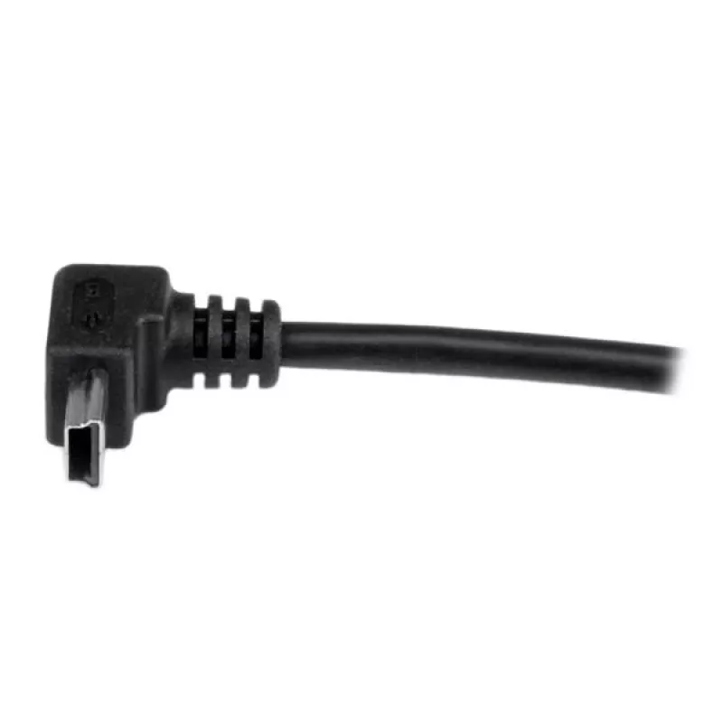 StarTech.com 1m Mini-USB-Kabel - A auf nach oben abgewinkelten Mini-B, 1 m, USB A, Mini-USB B, USB 2.0, Male/Male, Schwarz