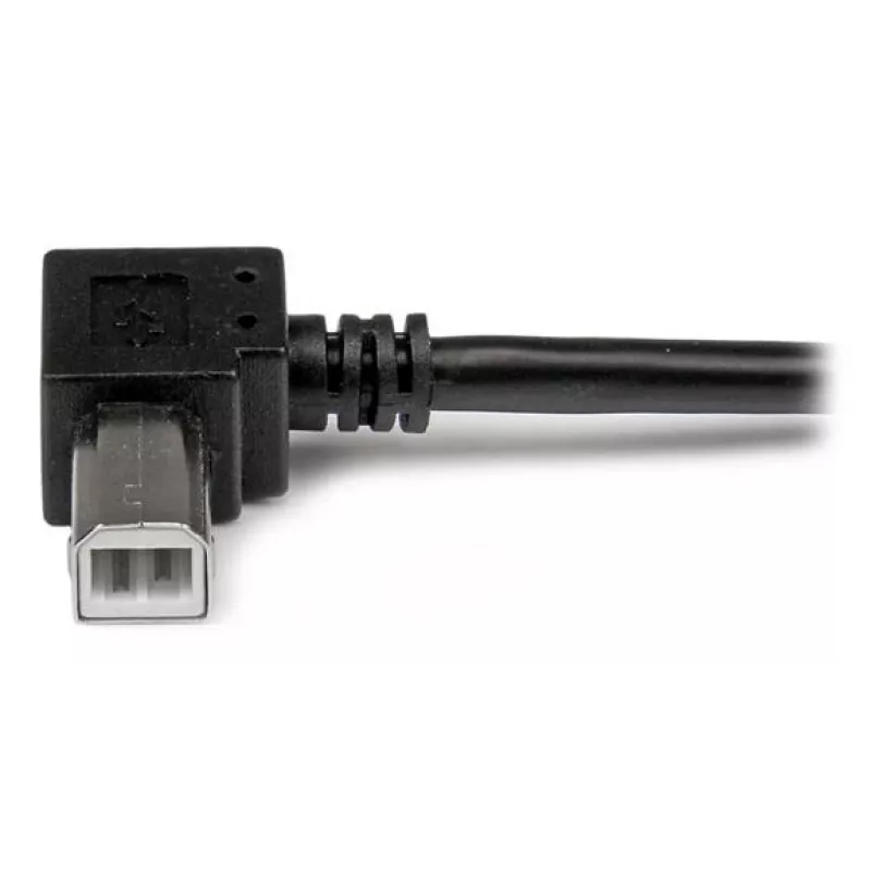 StarTech.com 1 m USB-2.0-Kabel A auf rechtwinklig B – M/M, 1 m, USB A, USB B, USB 2.0, Male/Male, Schwarz