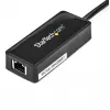 StarTech.com USB 3.0 auf Gigabit Ethernet Adapter NIC mit USB-Port – Schwarz