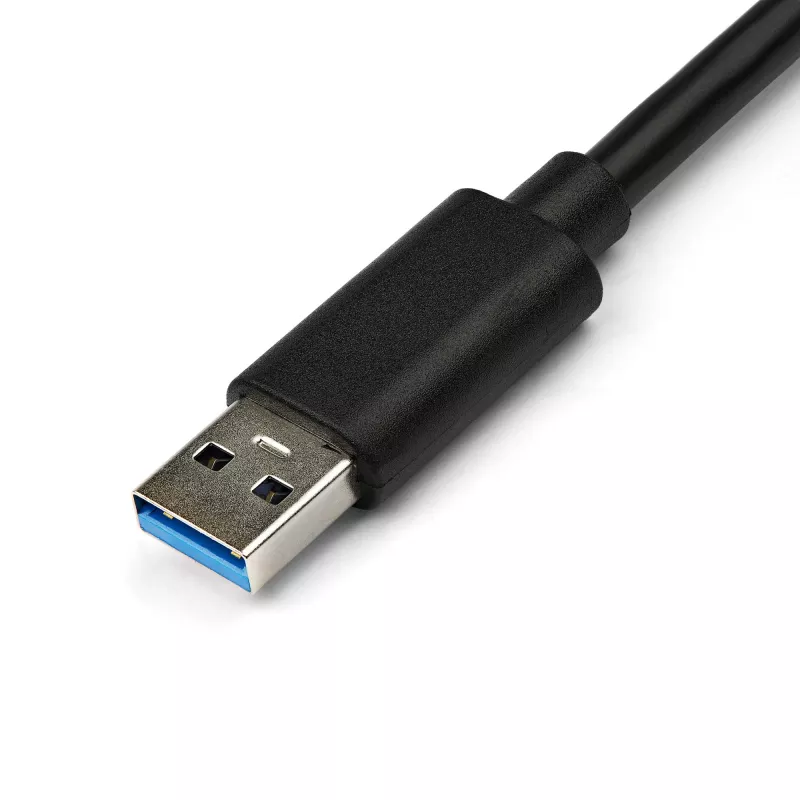 StarTech.com USB 3.0 auf Gigabit Ethernet Adapter NIC mit USB-Port – Schwarz