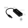 StarTech.com USB 3.0 auf Gigabit Ethernet Adapter NIC mit USB-Port – Schwarz