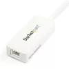 StarTech.com USB 3.0 auf Gigabit Ethernet Adapter NIC mit USB-Port – Weiß