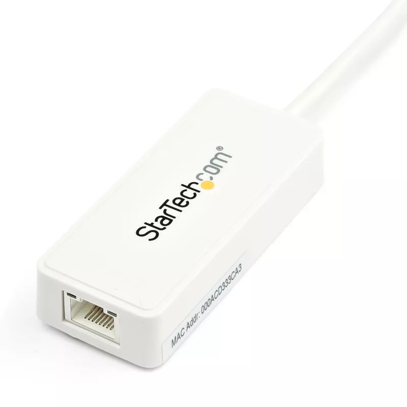StarTech.com USB 3.0 auf Gigabit Ethernet Adapter NIC mit USB-Port – Weiß