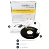 StarTech.com USB 3.0 auf Gigabit Ethernet Adapter NIC mit USB-Port – Weiß