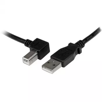 StarTech.com 1m USB 2.0 A auf links abgewinkelten B Kabel - M/M