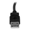 StarTech.com 1m USB 2.0 A auf links abgewinkelten B Kabel - M/M