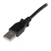 StarTech.com 2m USB 2.0 A auf links abgewinkelten B Kabel - M/M