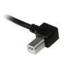 StarTech.com 2m USB 2.0 A auf links abgewinkelten B Kabel - M/M