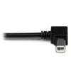 StarTech.com 2m USB 2.0 A auf links abgewinkelten B Kabel - M/M
