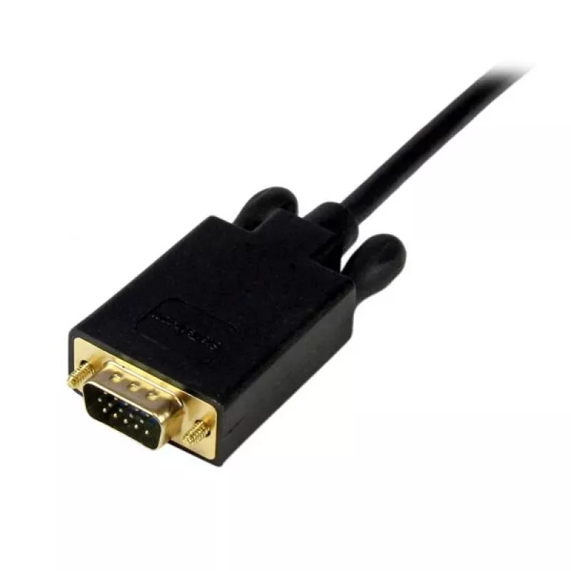 StarTech.com 10ft (3m) Mini DisplayPort auf VGA Adapter Konverterkabel – mDP auf VGA 1920x1200 - Schwarz