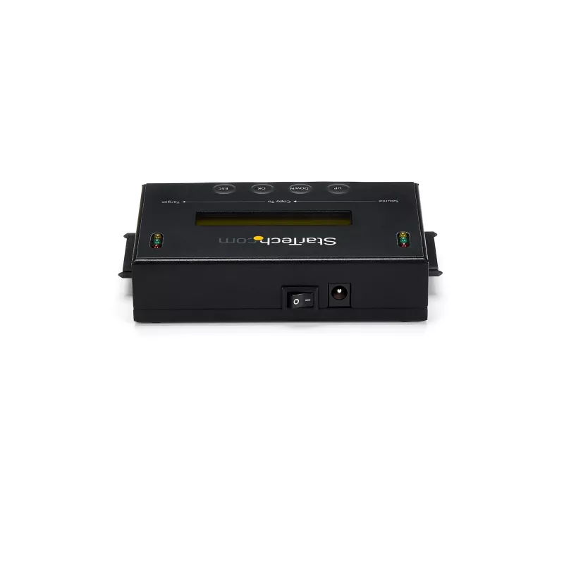 StarTech.com 1:1 Standalone-Festplatten-Duplizierer & -Löscher, SATA HDD/SSD Disk-Kloner & -Löscher, LCD-Anzeige, TAA-konform, betriebssystemunabhängig