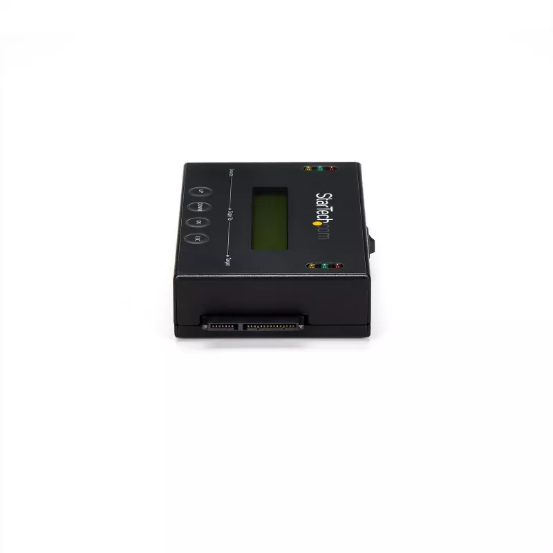 StarTech.com 1:1 Standalone-Festplatten-Duplizierer & -Löscher, SATA HDD/SSD Disk-Kloner & -Löscher, LCD-Anzeige, TAA-konform, betriebssystemunabhängig