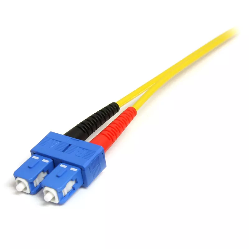 StarTech.com 10m Glasfaserkabel – Singlemode Duplex 9/125 LSZH Glasfaser-Patchkabel – LC/SC