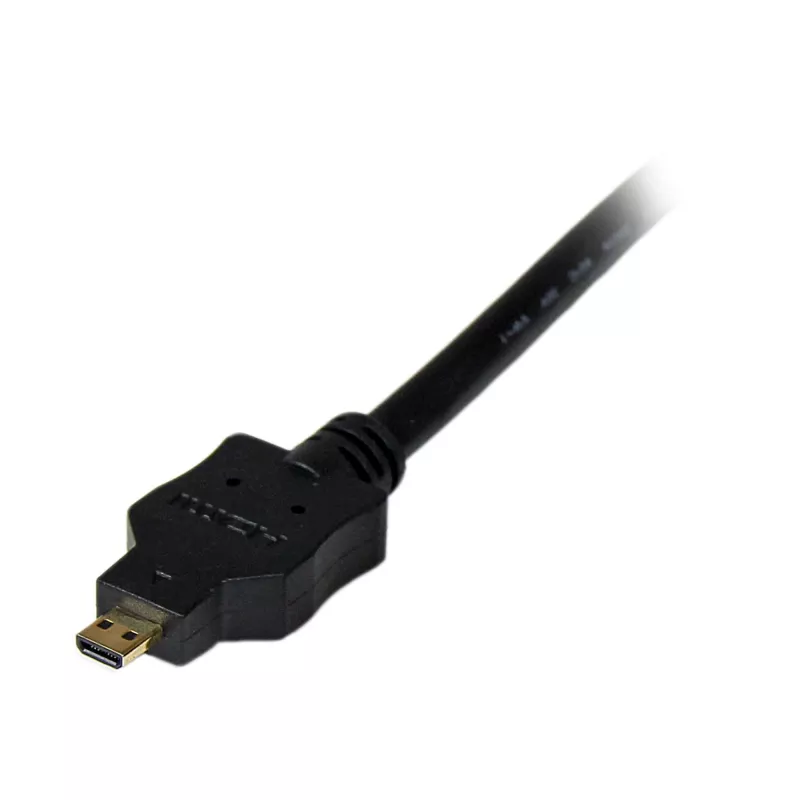 StarTech.com 2 m Micro-HDMI-auf-DVI-Kabel – Micro-HDMI-auf-DVI-Adapterkabel – Videoschnittstellenkabel Micro-HDMI Typ D auf DVI-D Single Link Monitor/Display/Projektor – Langlebig