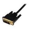StarTech.com 2 m Micro-HDMI-auf-DVI-Kabel – Micro-HDMI-auf-DVI-Adapterkabel – Videoschnittstellenkabel Micro-HDMI Typ D auf DVI-D Single Link Monitor/Display/Projektor – Langlebig