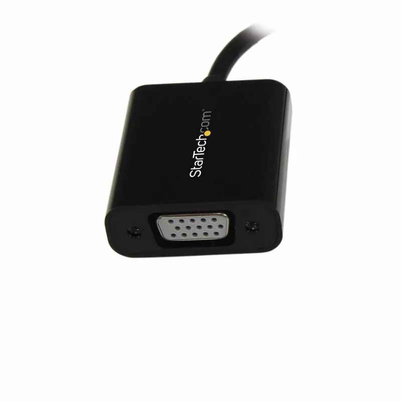 StarTech.com Mini DisplayPort zu VGA Adapter - Aktiver Mini DP zu VGA Konverter - 1080p Video - mDP oder Thunderbolt 1/2 Mac/PC zu VGA Monitor/Projektor/Display - mDP 1.2 zu VGA Dongle - Schwarz