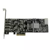 StarTech.com 4 Port PCI Express (PCIe) SuperSpeed USB 3.0 Kartenadapter mit 2 dedizierten 5-Gbit/s-Kanälen – UASP – SATA / LP4 Stromversorgung