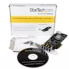 StarTech.com 4 Port PCI Express (PCIe) SuperSpeed USB 3.0 Kartenadapter mit 2 dedizierten 5-Gbit/s-Kanälen – UASP – SATA / LP4 Stromversorgung
