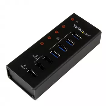 StarTech.com 4 Port USB 3.0 Hub plus 3 spezielle USB-Ladeports…