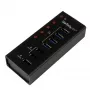 StarTech.com 4 Port USB 3.0 Hub plus 3 spezielle USB-Ladeports…