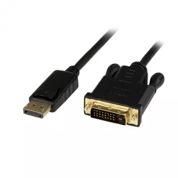 StarTech.com 1 m DisplayPort-zu-DVI-Kabel – 1080p-Video – Aktives DisplayPort-zu-DVI-Adapterkabel – DisplayPort-zu-DVI-D-Kabelkonverter Single Link – DP 1.2 zu DVI Monitorkabel